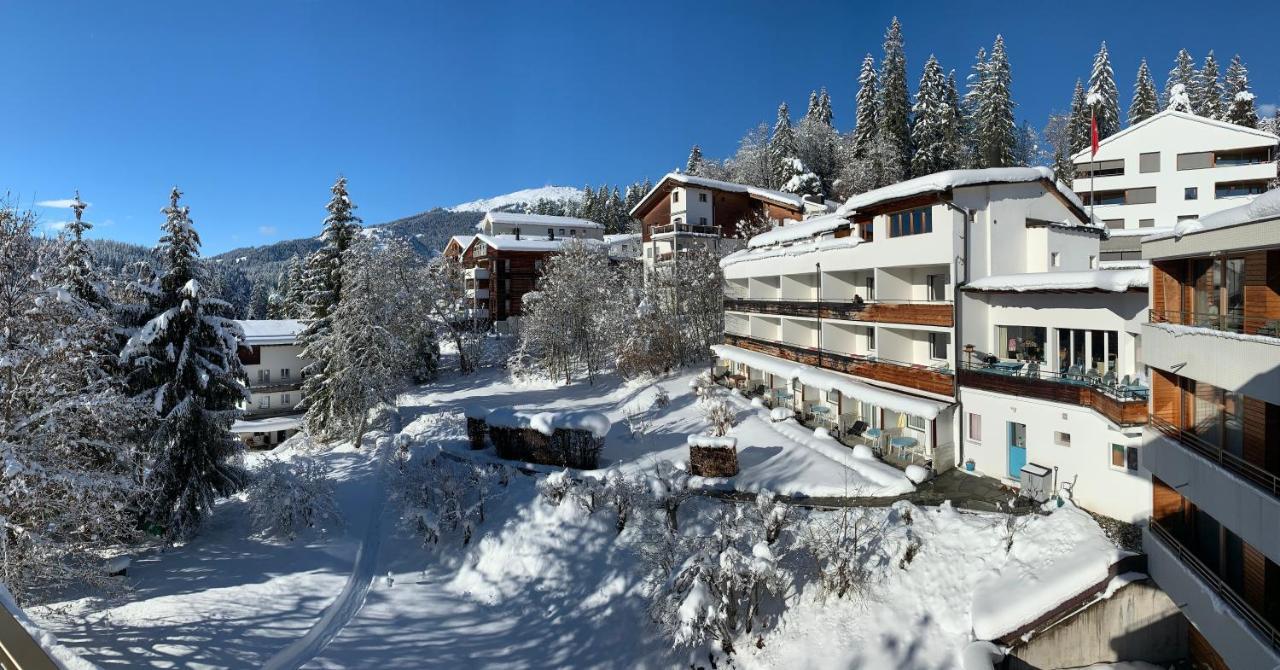 Hotel Haus am Waldrand Flims Exterior foto